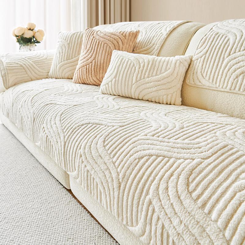 2025 Plush Sofa Cushion: Thickened, Non-Slip Autumn/Winter Cover