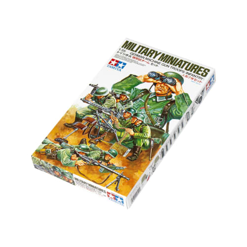 

Tamiya 1/35 Military Miniature Series No.38 German Army Infantry Machine Gun Team Set Plastic Model 35038