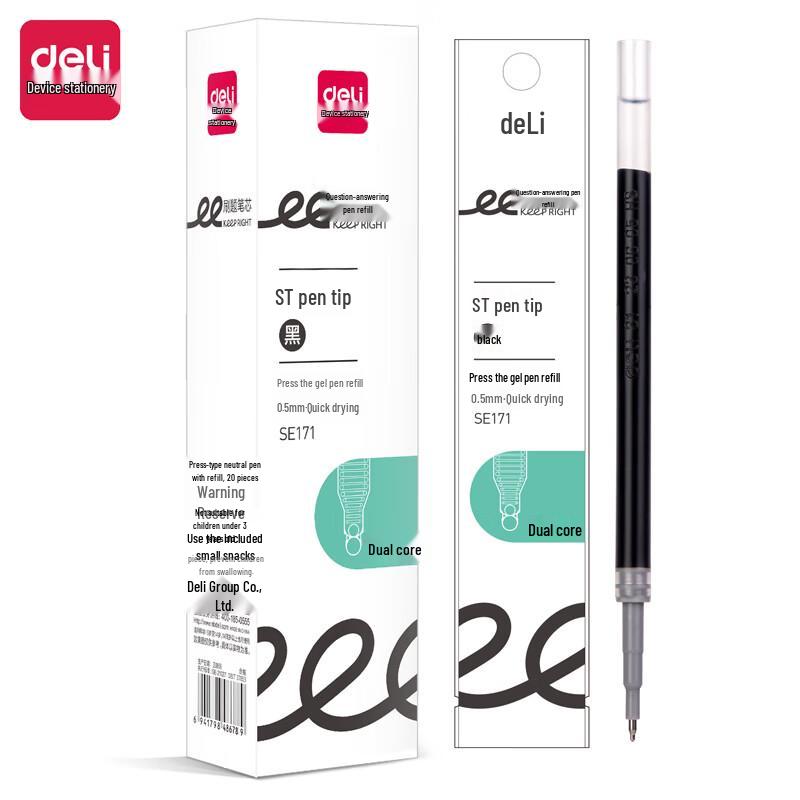 Deli Fast-Drying Gel Pen Refill