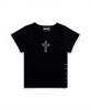Bonseullipi Gothic Cross Snap Top (Black)