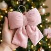 S/M/L Christmas Velvet Bow Pendant Wall Large Bowknot Decor Wedding Party DIY Craft Bowknot Gift Festival Atmospheric Decoration