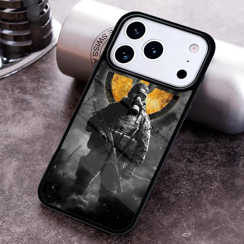 Radioactive warning sign Phone Case for iPhone 17 16 15 Pro Max Air 14 13 12 11 Plus Shockproof Capa Cover