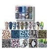 Stripe Pattern Nail Foils Leopard Print Nail Decals Fashion Nail Stickers  Nail Decoration