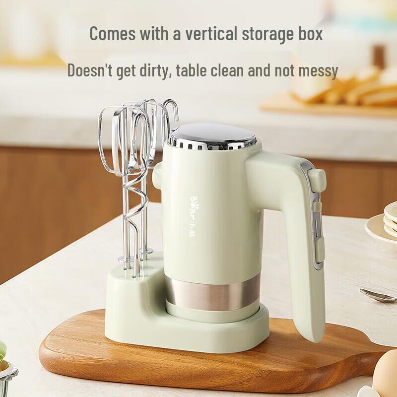 BEAR Handheld Electric Egg Beater CN Plug (adapter Included)