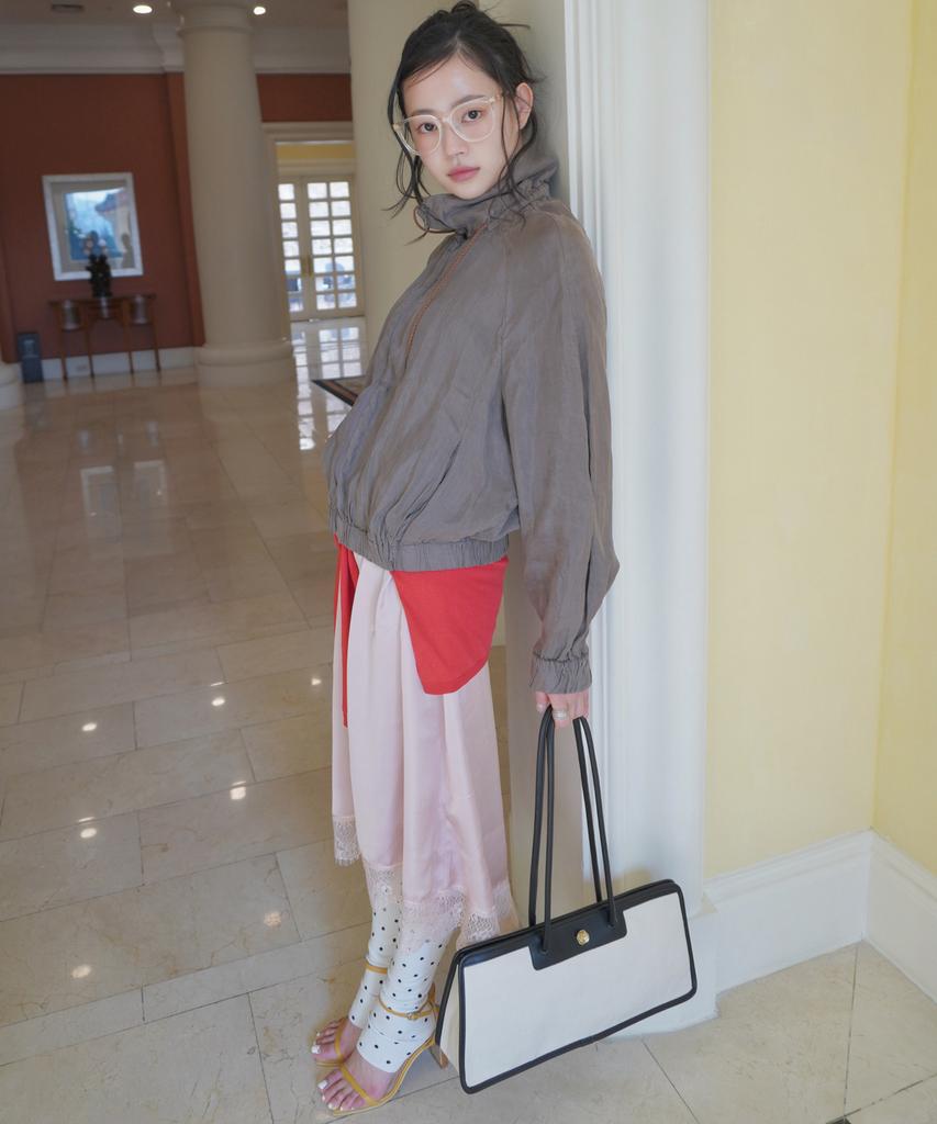 Melly&Rose Signature Rose Canvas Shoulder Bag (315354)_Cream