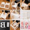 Transparent Balloon Box Party Transparent Balloon Box 4 Pieces White Alphanumeric Set Decoration Supplies Birthday Decoration Background Recital