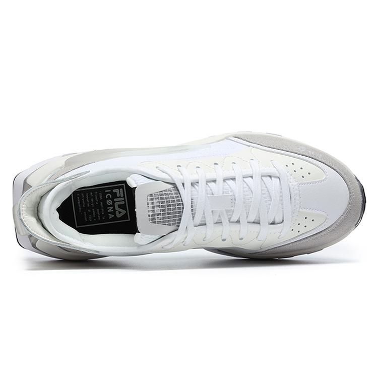 New FILA Km Shoes 'White Grey' Women's F12W233113FBV