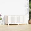 VidaXL Garden Storage Box White 147x68x64 Cm Pine Wood 823851
