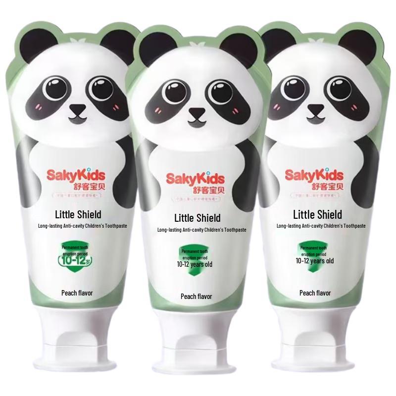Saky Kids Panda Dual Probiotic Anti-Cavity Toothpaste (10-12 Years)