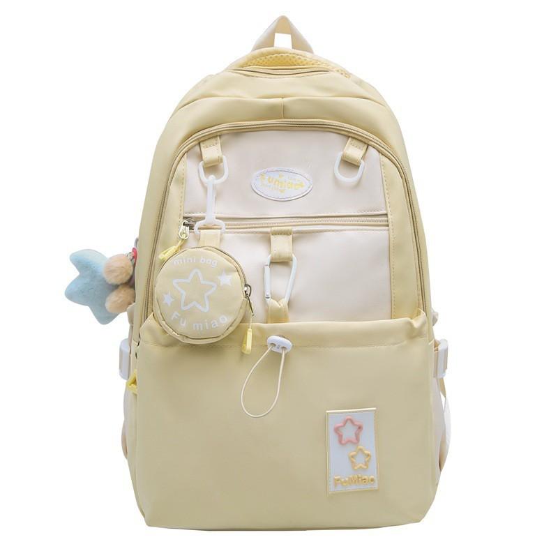 

Korean Series Ins All-matching Preppy Style Backpack Women s Casual Simple Cute Travel Junior High School Students schoolbag