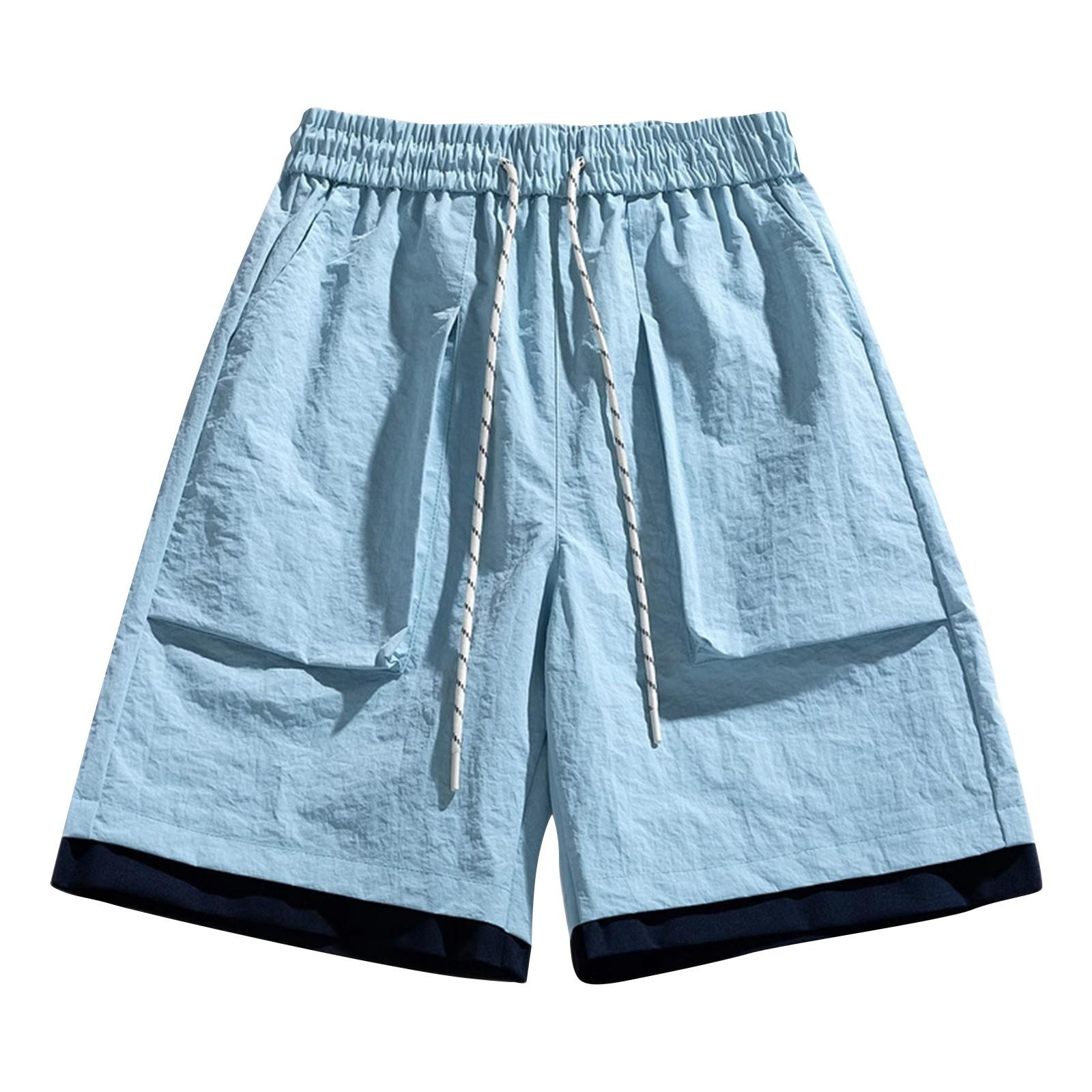 

Men s Summer Outdoor Sports Shorts Casual Surfing Vacation Beach Pants Thin Drawstring Shorts XL