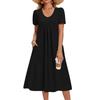 Women's Fashionable Casual Solid-color Dress
