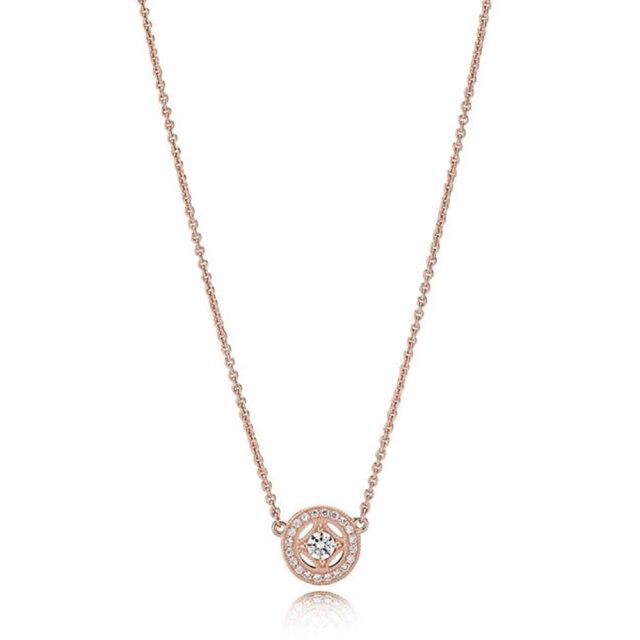 Tone Pan Model Hearts Of Winter Forever For Women Classic Vintage Allure Fairytale Tiara Glamour NecklaceVintage Necklaces