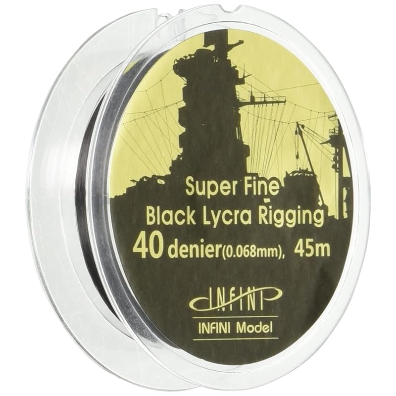 

infini model super fine rigging Diameter 0.068mm black color parts for plastic models