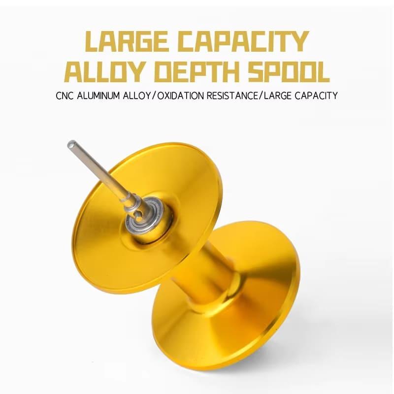 DEUKIO Ny agn fiskesnelle 8+1BB 6.4:1 høyhastighets langdistanse forsvarsfiskesnelle Ferskvann sjøvann Sakterystende jernplate fiskesnelle