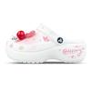 Classic Clog EVA Playful and Cute Cake Colourway 3D Cherry Clogs for Women In White and Red