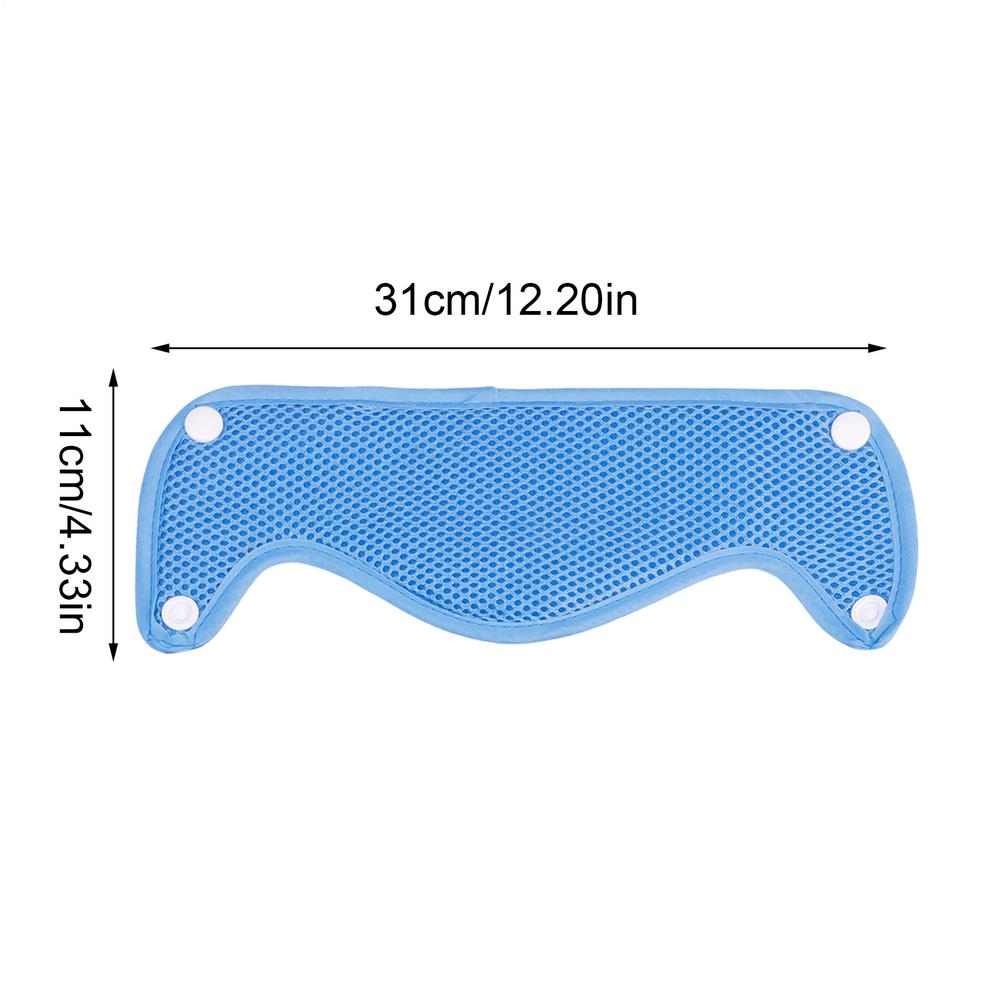 

Подушечки для пота для касок, моющиеся подкладки для касок, быстро впитывающие пот, махровые на кнопках, подкладка-налобник с хорошим потоотделением синий