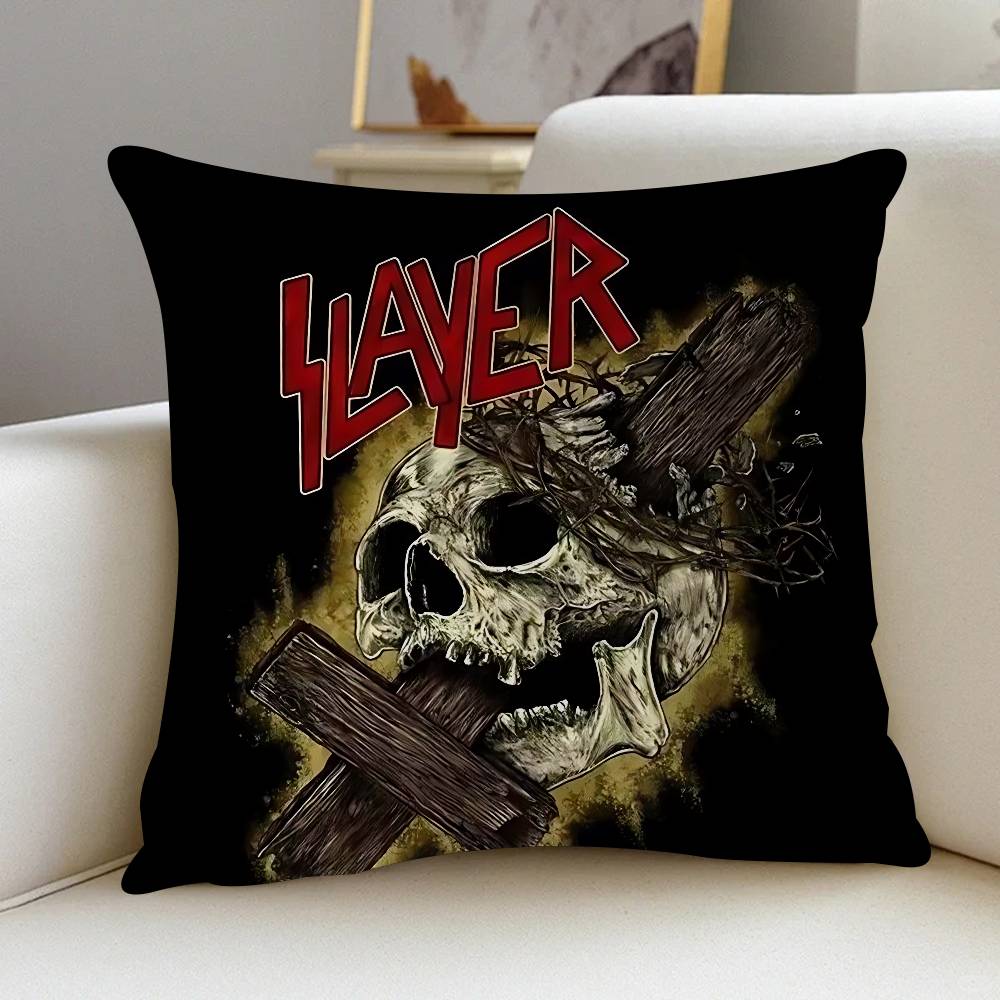 S-Salyer Font And Slayer Logo Cushion Cover 30x50 Polyester Sofa Cushions Decorative Throw Pillows Home Decoration Pillowcover
