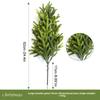 Artificial Green Plants, Artificial Pine Needles, Bunches, Christmas Single Pine and Cypress Indoor Flower Arrangement Decorations