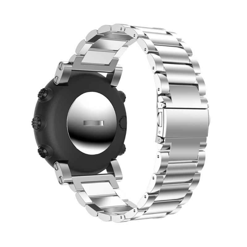 Metall-Uhrarmband Edelstahl-Armband Riemen Dickes Design für mehr Komfort Unisex Geeignet für Alle Anlässe