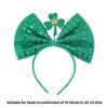 Irish Leprechaun Bowknot Hair Hoop Fashion Statement Karaoke Party Leprechaun for Irish Day Stage Photo Props