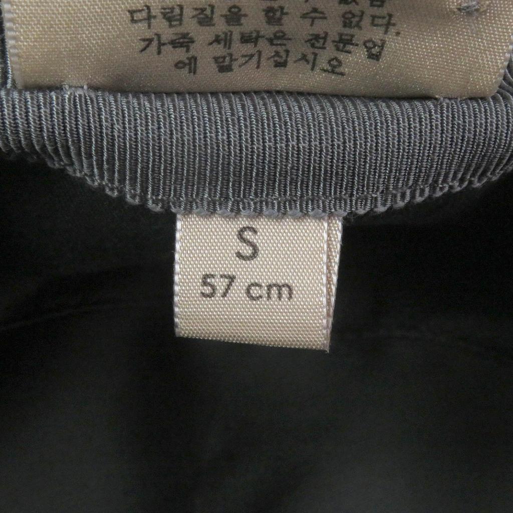 Excellent GUCCI hat Off The Grid GG logo bucket gray Nylon mens 627115 Used