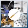 Metric M8 x 1.0 1.25 HSS Ti-Coated Straight Flute Thread Tap Titanium Coated Right Hand Straight Flute Screw Thread Machine Tap