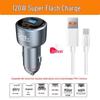 120W Dual Car Charger for Xiaomi and Apple - Super Fast Charging Adapter