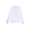 Puma Melo Blue Hive Cartoon Print Long Sleeve T-Shirt Men Tops White 625147-01