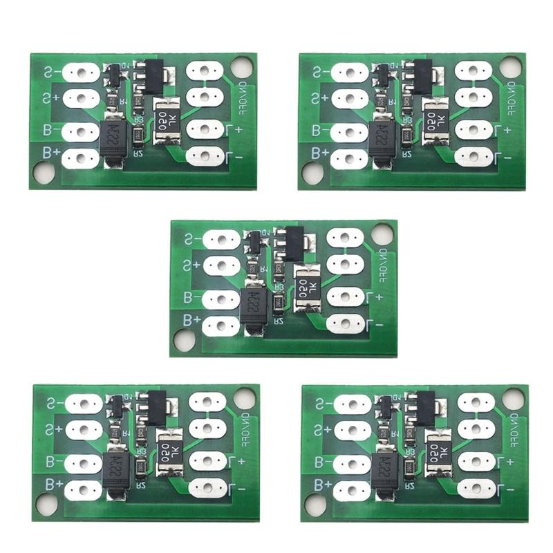 5pcs Solar Generator Charge Controller Auto Light Control Circuit Switch Lithium Battery Charging Board DIY Garden Street Lamp