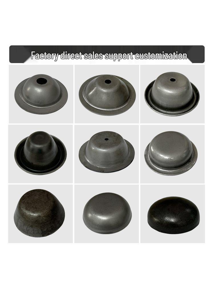 Metal Stacking Rack Foot Bowl End Cap - Square Tube Base 48*48*2.5 Cap for 40 and 50 Pipes