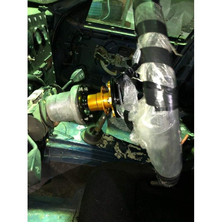 BestTeam Universal Steering Wheel Snap Off Quick Release Hub Adapter Boss Kit With 6-Hole Steering Wheel Hub (Red)