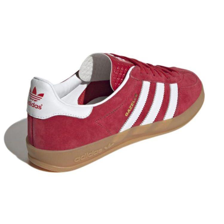 adidas Gazelle Indoor Scarlet Gum Męskie Sneakersy Czerwony Cloud-White H06261
