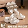 Platform Slippers Women's Summer Fashion New Outer Wear Muffin Summer Height Increase Two Wear Sandals Outside