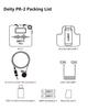 DEITY Stereo Pocket Recorder with Lavalier Microphone Supports 24 Bit Float Recording Live Monitoring Possible With Time Code Function App Control