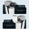 Elektrisk skallet barbermaskin for menn 7 flytende hoder skjegg barberhøvel Hårklipper Ansiktsrens Massasjer nese