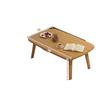 Foldable Solid Wood Coffee Table Space-Saving Multifunctional Desk for Small Apartment Minimalist Modern Kitchen Table