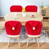 2025 Gold Velvet Christmas Chair Cover - Festive Backrest Decoration