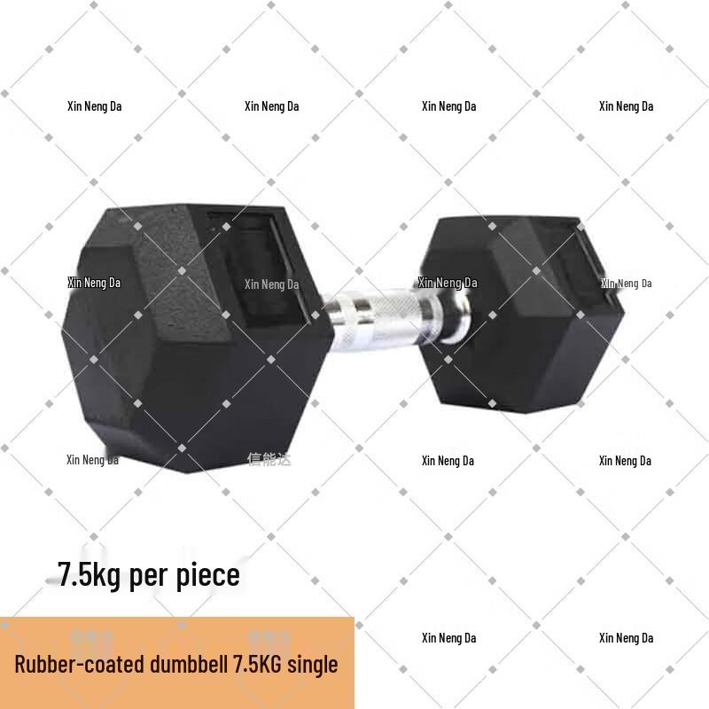 Xinnengda Rubber-Coated Hex Dumbbells