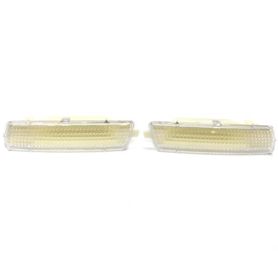 2Pcs Side Marker Light Housing Accessory Replacement Portable Front Bumper Repeater Turn Signal Bezel 5K0945071 5K0945072 for VW Golf 6 MK6 09-13 US