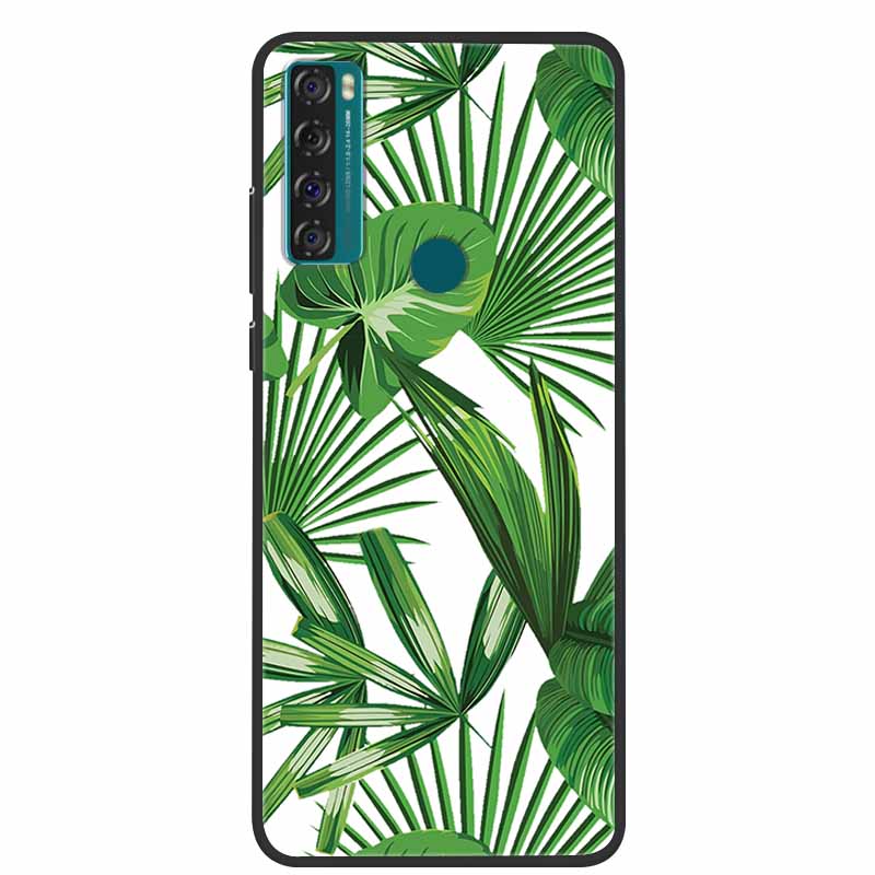 Para TCL 20 SE Funda 205 de silicona suave Funda de dibujos animados para TCL 20B 6159K Funda trasera para TCL 20 R 5G 20SE Fundas de moda TPU Funda