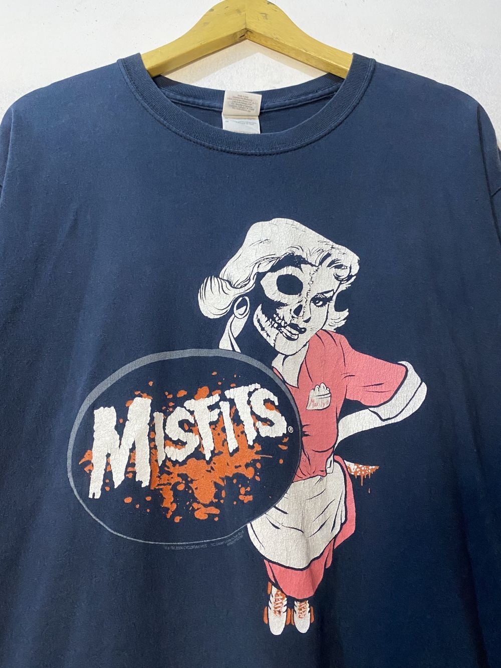 Misfits Marilyn Monroe 2004 retro black t-shirt QT954 XL