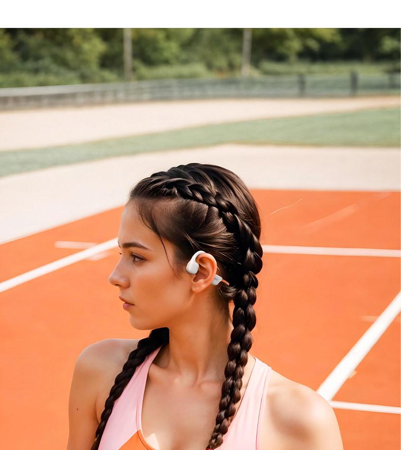 X7s Bone Conduction Bluetooth Headphones with Long Battery Life - Wireless, In-Ear Design for Music