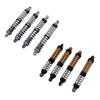 4pcs RC Car Shock Absorber Alloy 100mm Double Springs Shock Damper for 1/10 RC Crawler Off Road Car