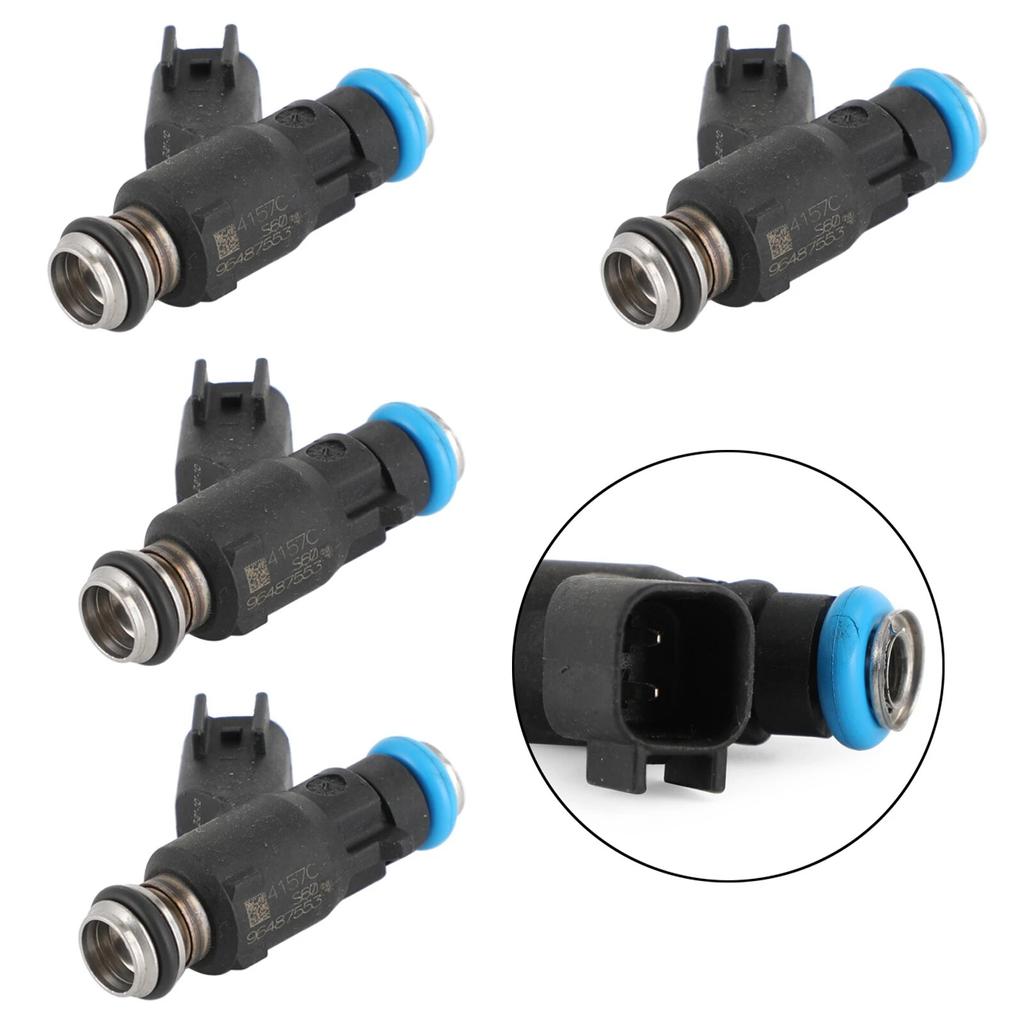 4 STK drivstoffinjektorer 96487553 Passer til Chevrolet Aveo Aveo5 06-08 Pontiac Wave Wave5 biltilbehør