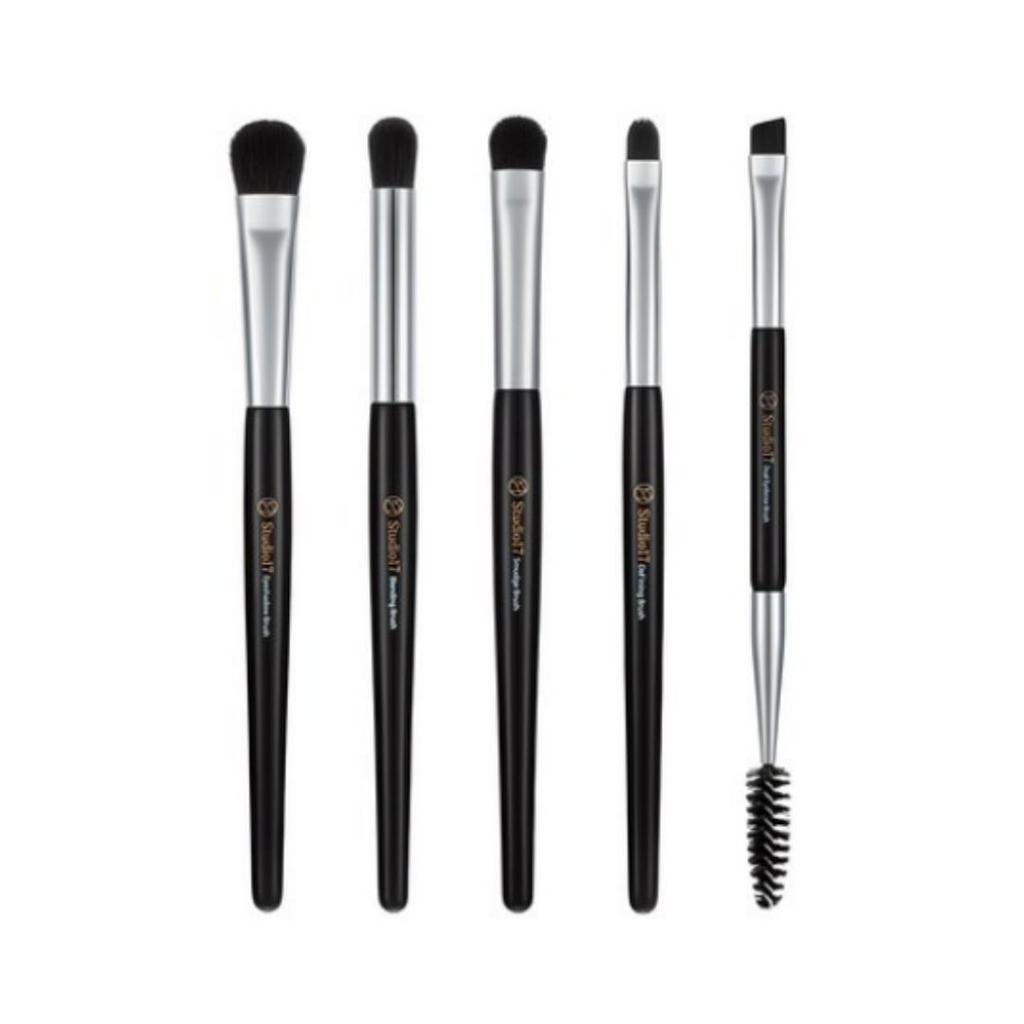 Studio 17 Eye Makeup Brush Set, Mixed Colors, 1 Piece