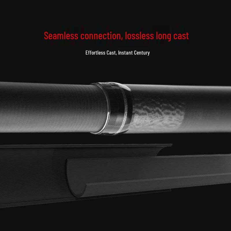 Linhu Carbon Ultra-light Long Cast Fishing Rod Set for Sea, Grass Carp, and Bighead Carp.
