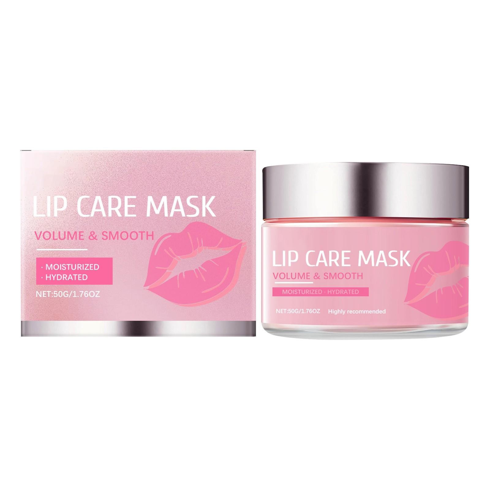 

Маска для губ, коллаген для губ, ночная маска для губ, отшелушивающее средство для губ, успокаивающее и увлажняющее средство для морщин, 50 г белый