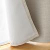 MUJI and 100cm Wide X 178cm Product 84345999 Flame-Retardant Light-Blocking Double-Weave Non-Pleated Curtains, Beige, Long, Number