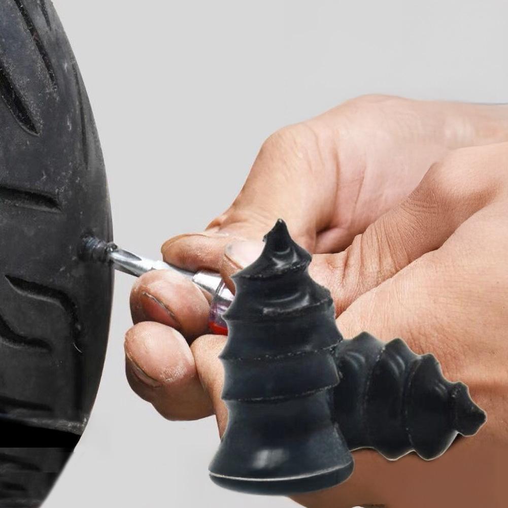 84Pcs Tyre Repair Nail Repair Rubber Self-tapping Screws Tire Studs Vacuum Motorcycle Tire Puncture Spikes Repair of Car Tires